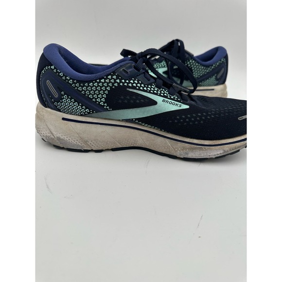 Brooks Women's Ghost 14 Neutral Running Shoe Blue and Teal Women’s 7 - Picture 4 of 7